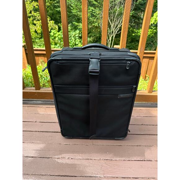Briggs & Riley Baseline 20" Carry On Expandable Wide-body U420XW-4 Black - Picture 2 of 12